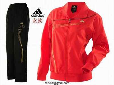 survetement adidas femme pas cher noir et or